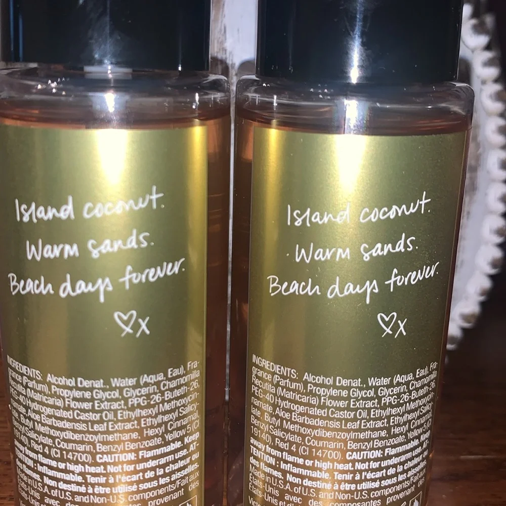 Victorias Secret coconut passion qty 2 price firm!
